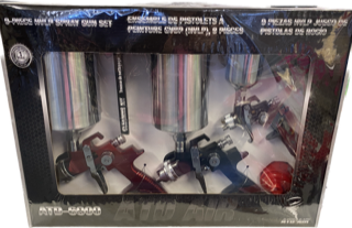 9 pc HVLP Spray Gun Kit